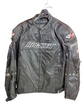 Joe Rocket Black Mesh Performance Motorcycle Jacket